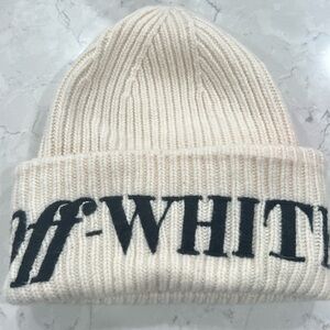 Off-White Logo Ribbed Beanie